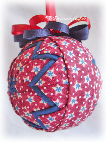 Americana Star Ornament Side View