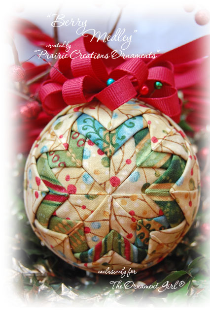 Berry Medley Ornament Front View