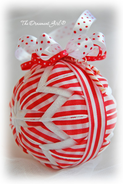 Candy Twist Ornament Side View