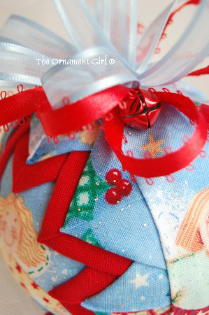 Country Angel Ornament Top View