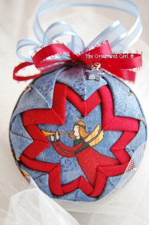 Primitive Angel Ornament Back View