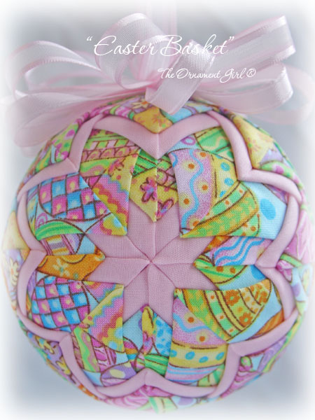 Easter Basket Ornament Front View