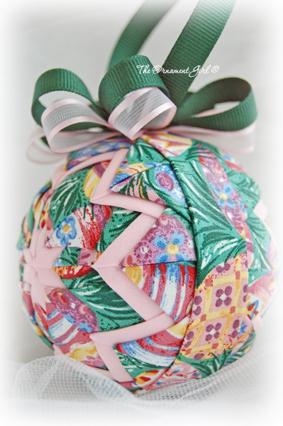 Longaberger Easter Egg Ornament Side View