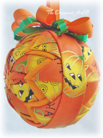 Jack O'Lantern Ornament Side View