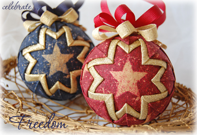 Patriotic and Fourth of July Ornaments