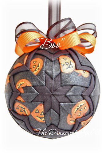 Longaberger Boo Halloween Ornament Front View