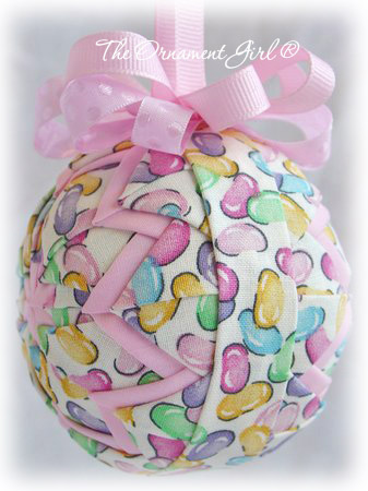 Jelly Bean Ornament Side View