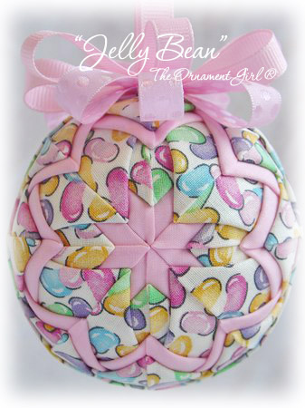 Jelly Bean Ornament Front View