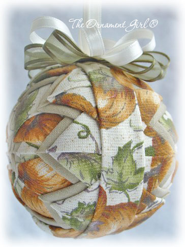 Longaberger Pumpkin Patch Ornament Side View