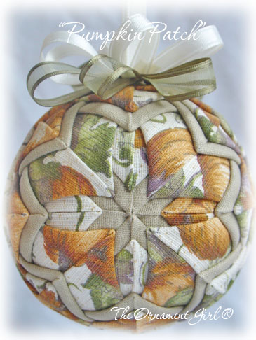 Longaberger Pumpkin Patch Ornament Front View