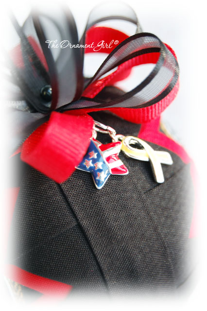 Semper Fi Ornament Side View