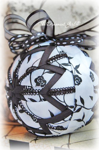 Mod Floral Ornament Side View