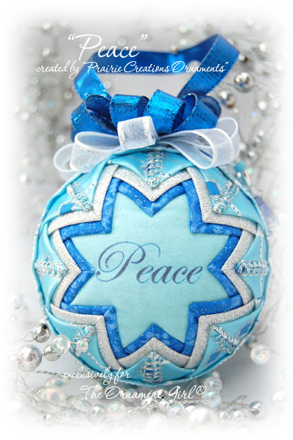 Peace Ornament Front View