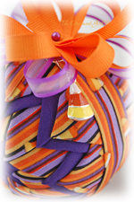 quilted Halloween ornament