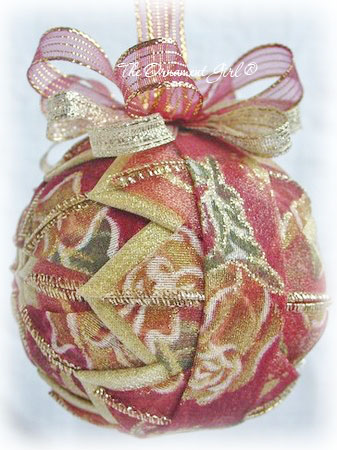 Rose Blush Ornament Side View