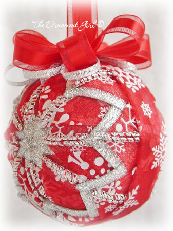 Sheer Snowflakes Ornament Side View