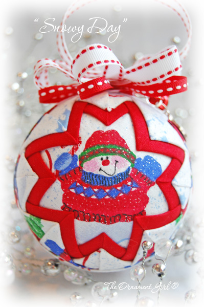 Snowy Day Ornament Front View