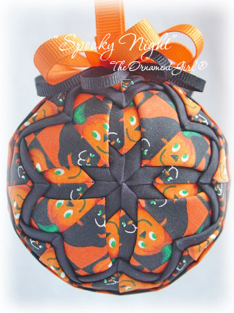Spooky Night Ornament Front View