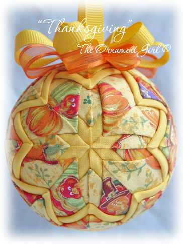Thanksgiving Ornament Front View