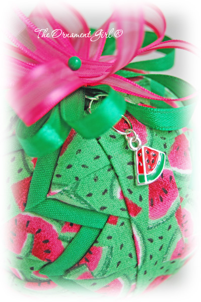 Watermelon Garden Ornament Top View
