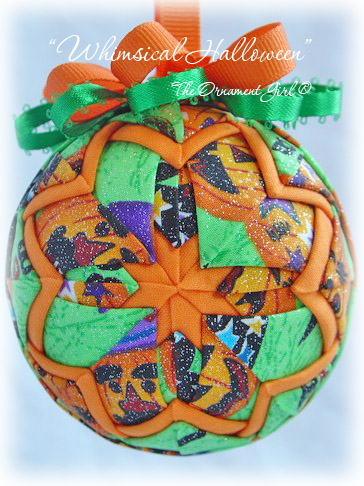 Whimsical Halloween Ornament Front View