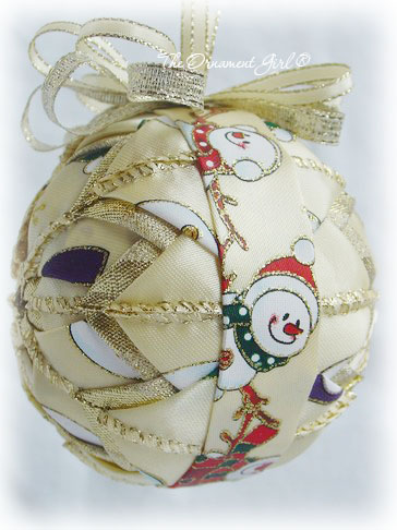 Winter Frolic Ornament Side View