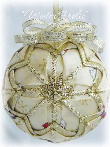 Winter Frolic Ornament Front View